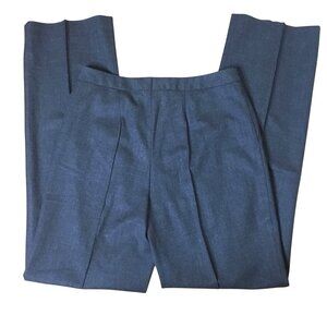 ESCADA Slate Gray Pleated Dress Pants 36 Wool Stretch Tailored Trousers Sz 4